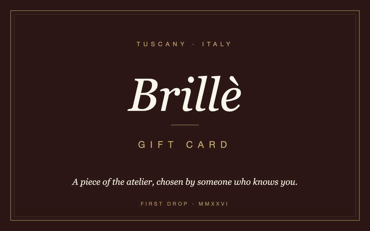 The Brillè gift card, cocoa and champagne
