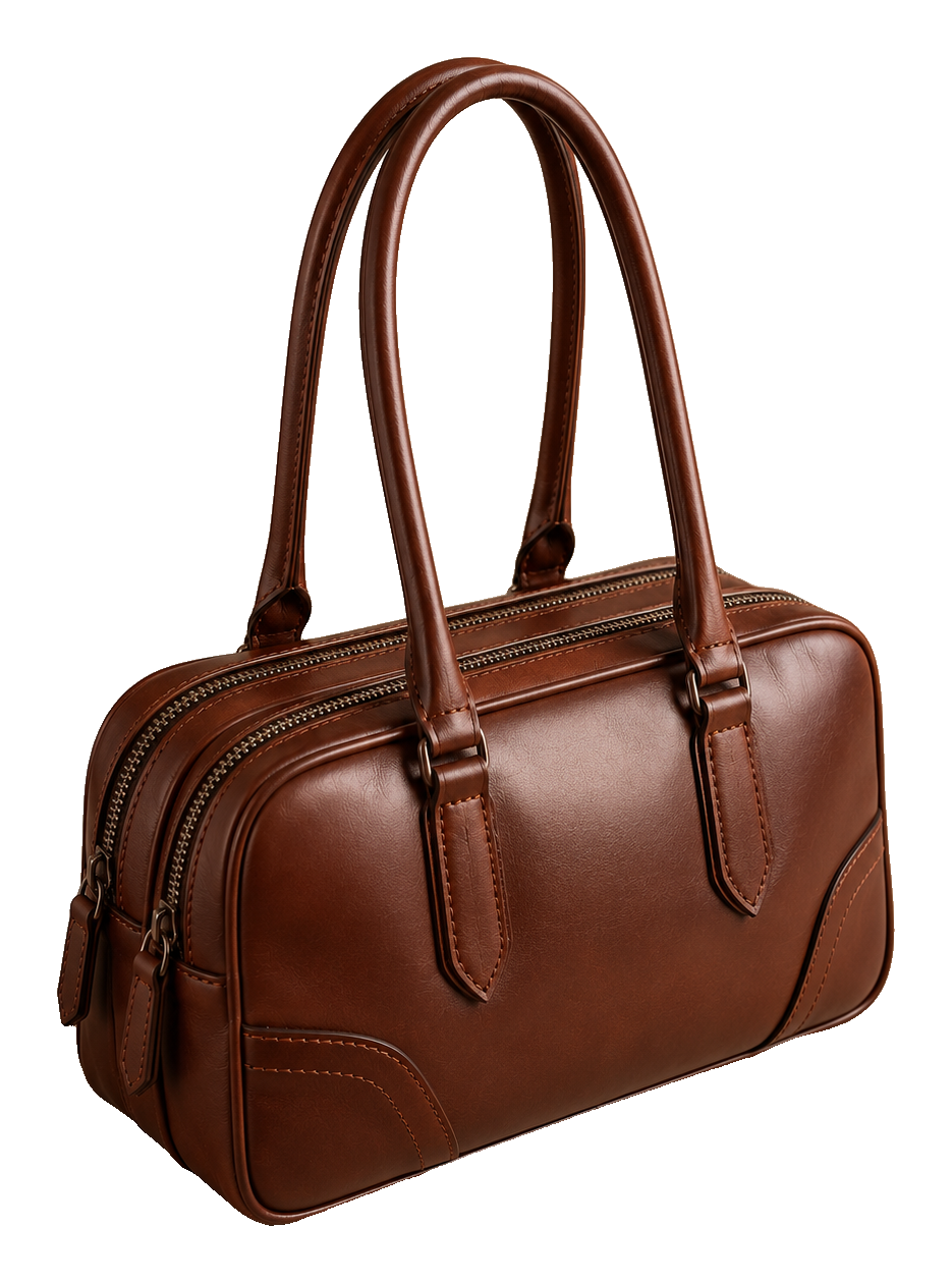 Sienna — Brillè cognac leather everyday bag, made to order in Tuscany